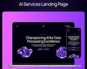 Synthetix –  WordPress AI Data Services WordPress Landing Page Template