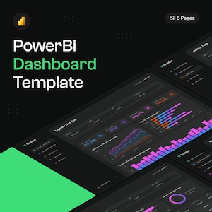 Business PowerBi Dashboard Berichtsvorlage, Figma — EcoMart