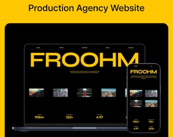 FROOHM – Modello di cornice per agenzia di produzione