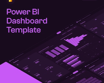 Informe del panel de PowerBi sobre el rendimiento del equipo corporativo – Synergy Dark