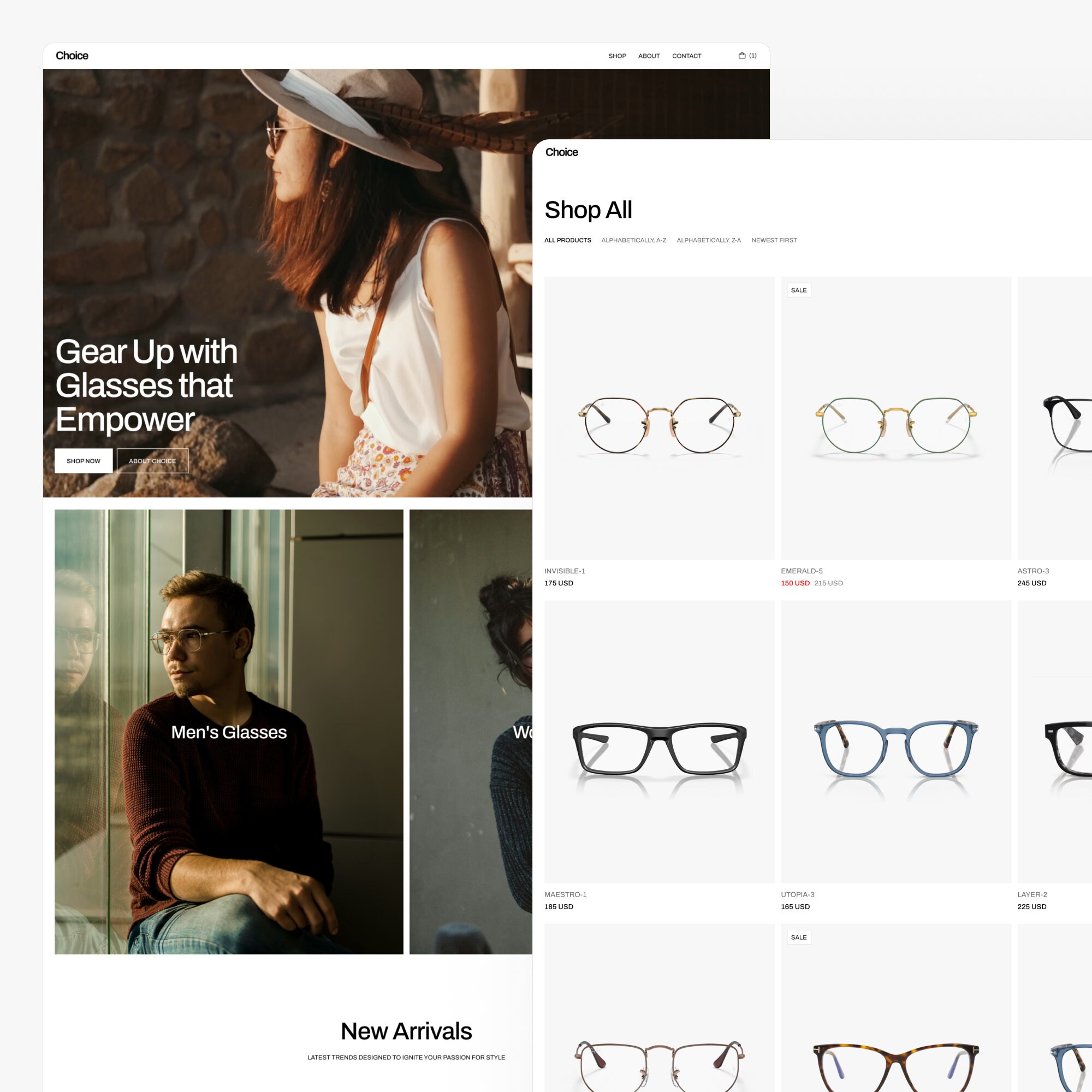 Choice — Webflow Ecommerce Website Template - Etsy