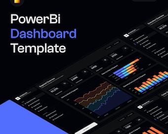 May include: A dark-themed Power BI dashboard template with five pages. The dashboard includes charts, graphs, and tables displaying data such as sales by state and segment, operating costs by month, and order details. The dashboard is designed to help businesses track their performance and make informed decisions.