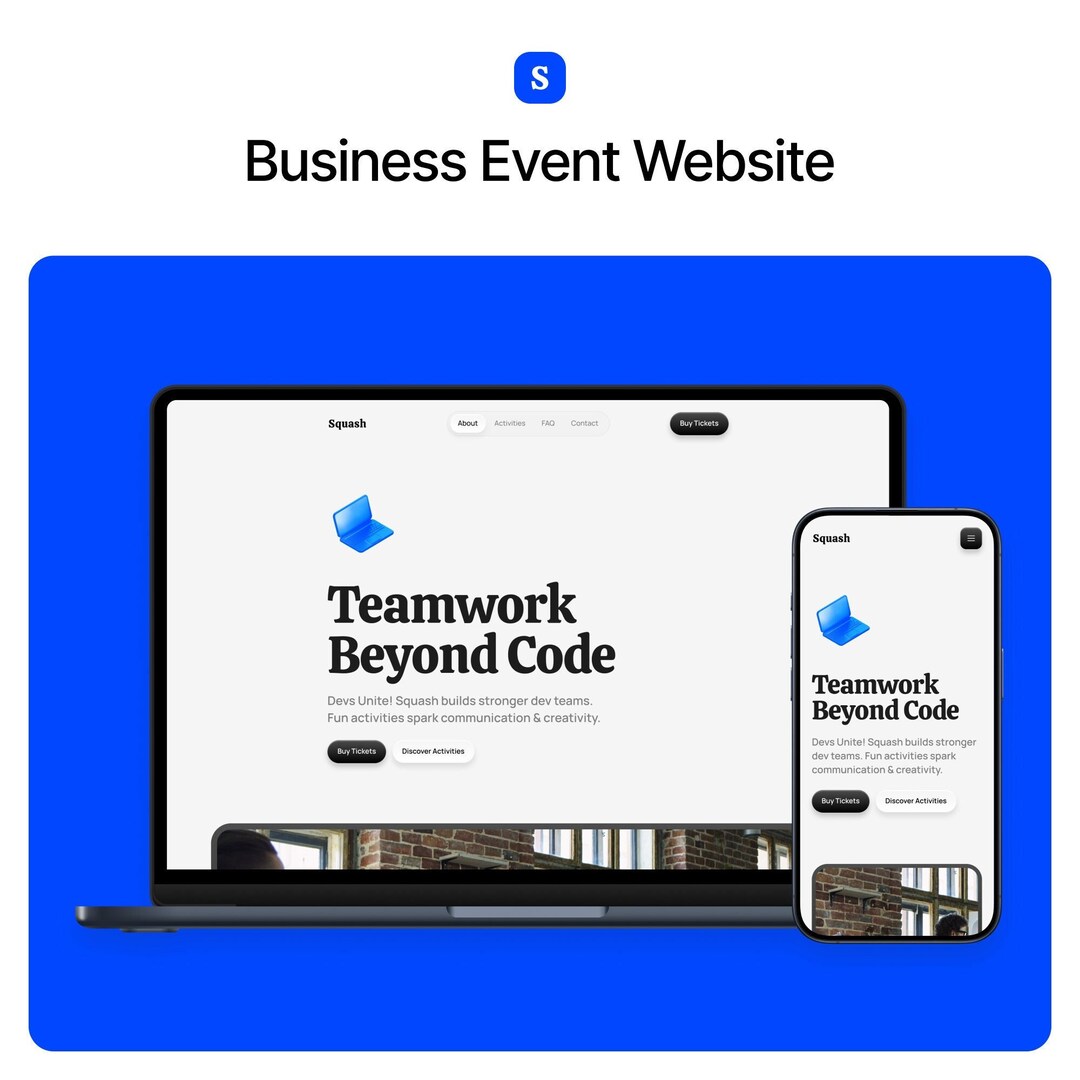 Picture of Framer Business Event Website Template - Etsy