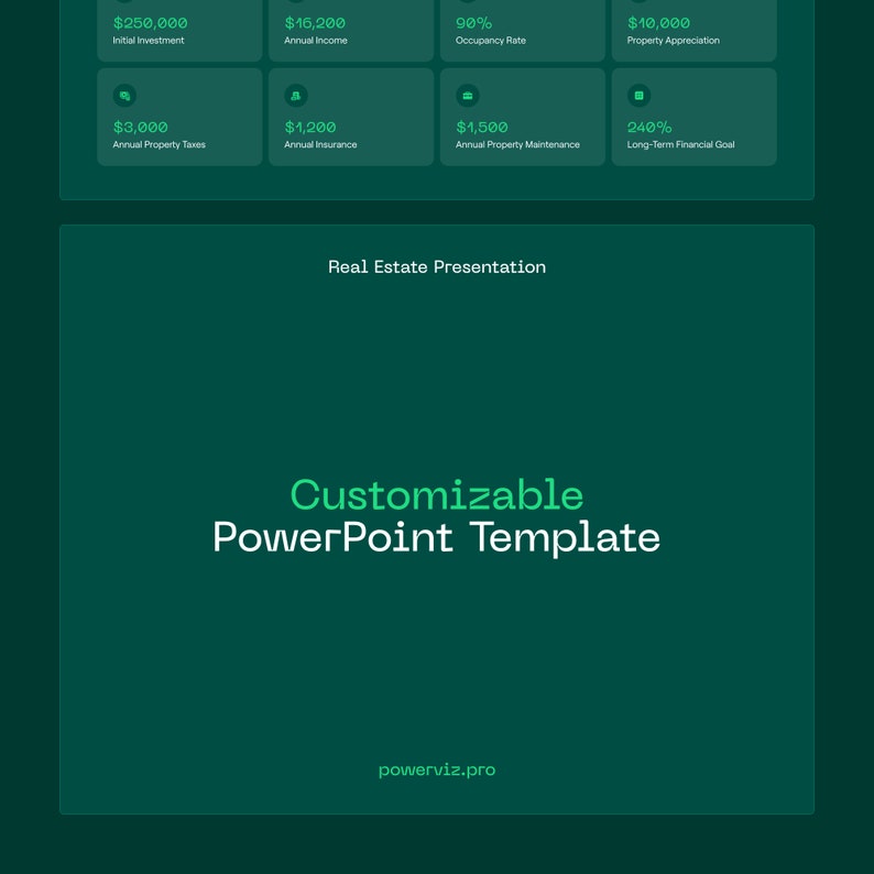 Real Estate Presentation Template Powerpoint, Keynote — Home Harbor - Etsy
