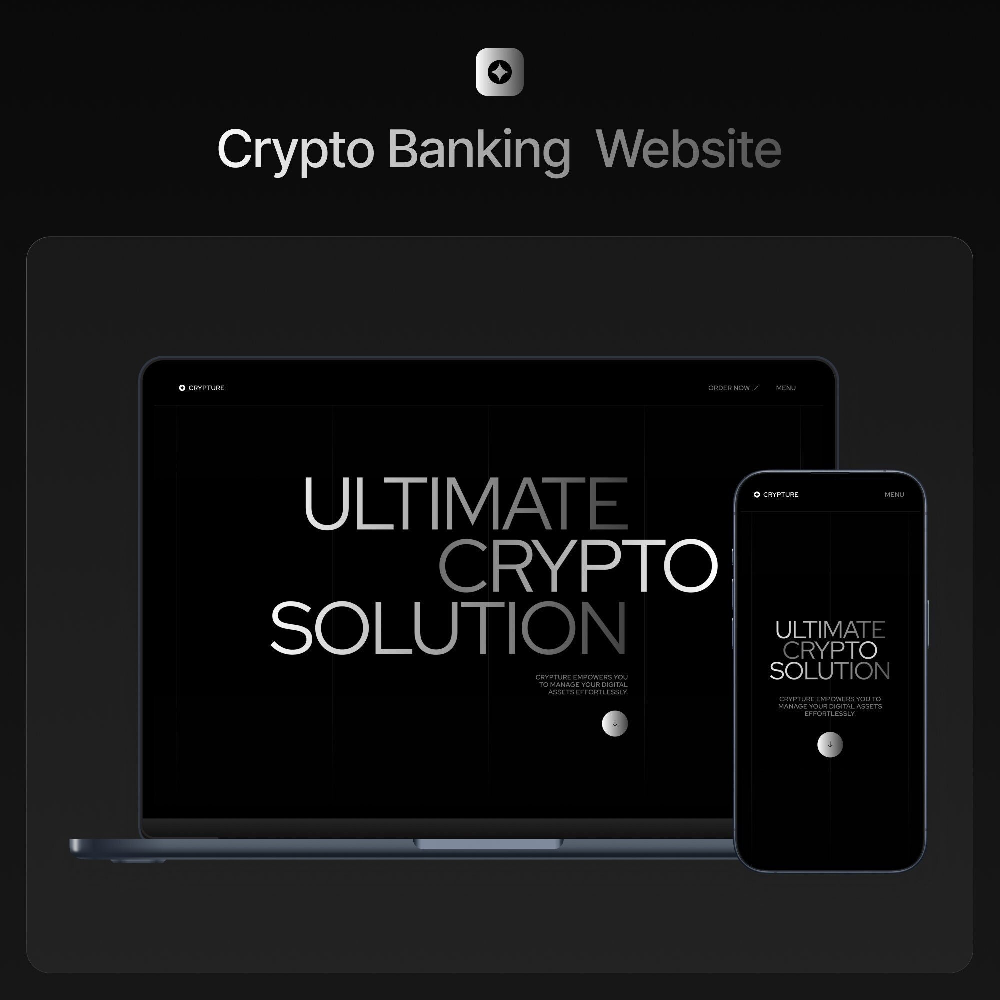 Crypture — Framer Crypto Banking Website Template - Etsy