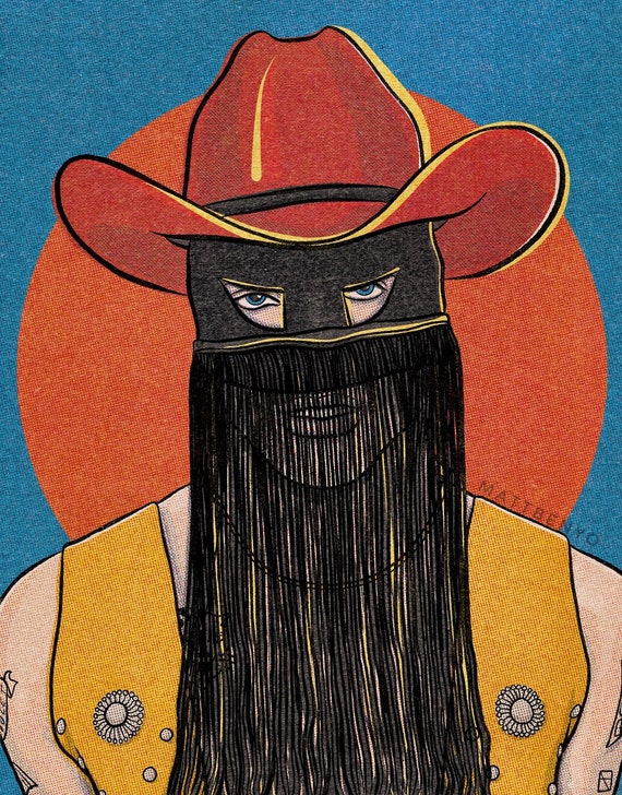 Orville Peck Poster Art Print Etsy