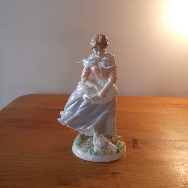 Royal Worcester, Old Country Ways "A Farmer's Wife" Limited Edition Figurine (Compton & Woodhouse)