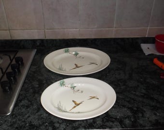 Royal Doulton: The Coppice oval serving plates x 2