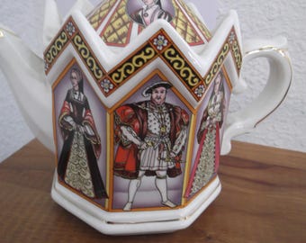 Sadler: King Henry VIII and His Six Wives Teapot - Etsy