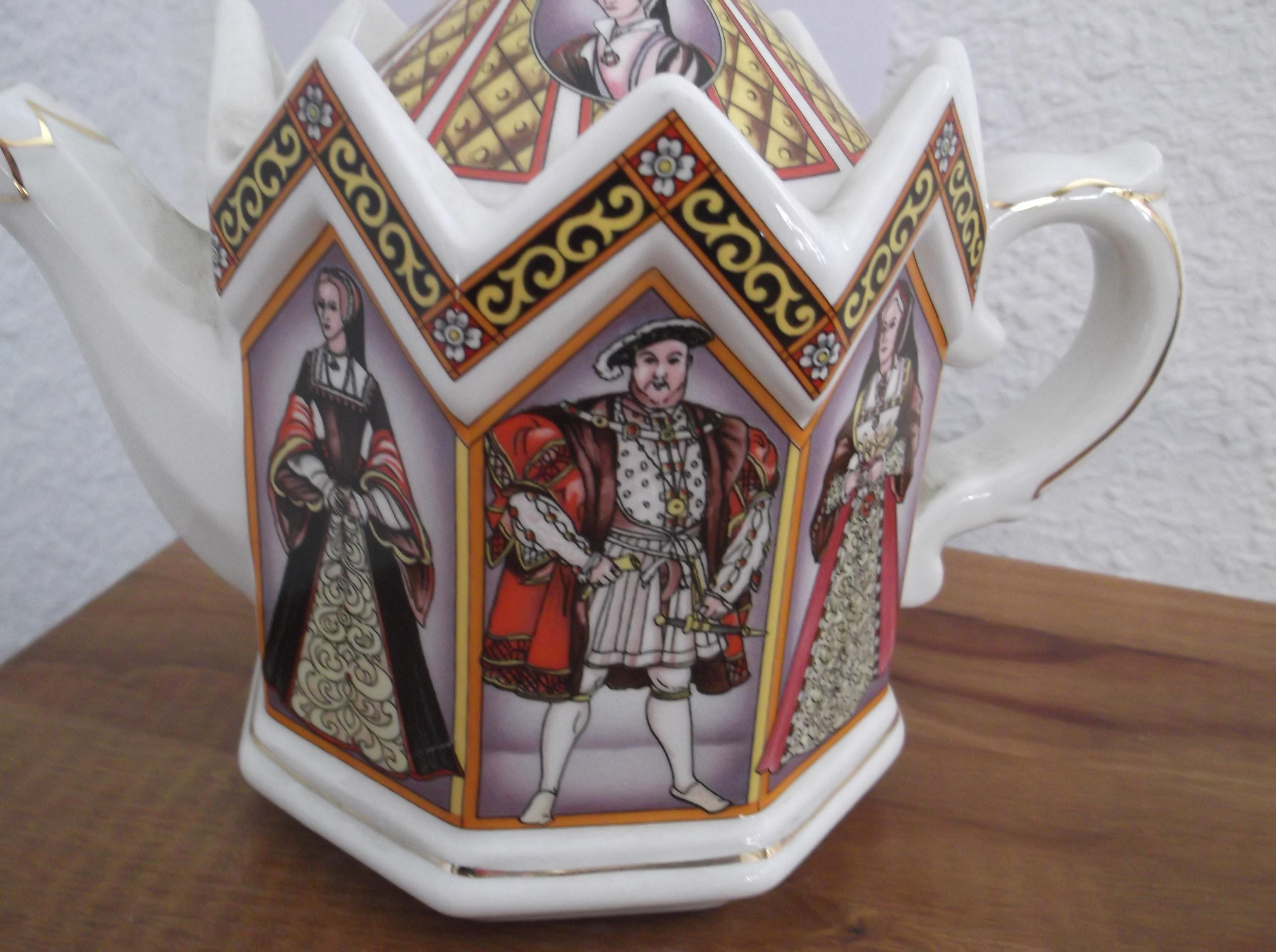 Sadler: King Henry VIII and His Six Wives Teapot - Etsy UK