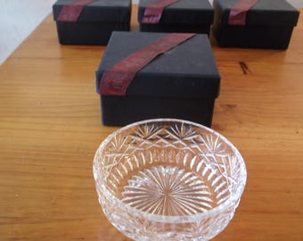Stuart Crystal, 4 x Henley 4” - 10 cm dishes