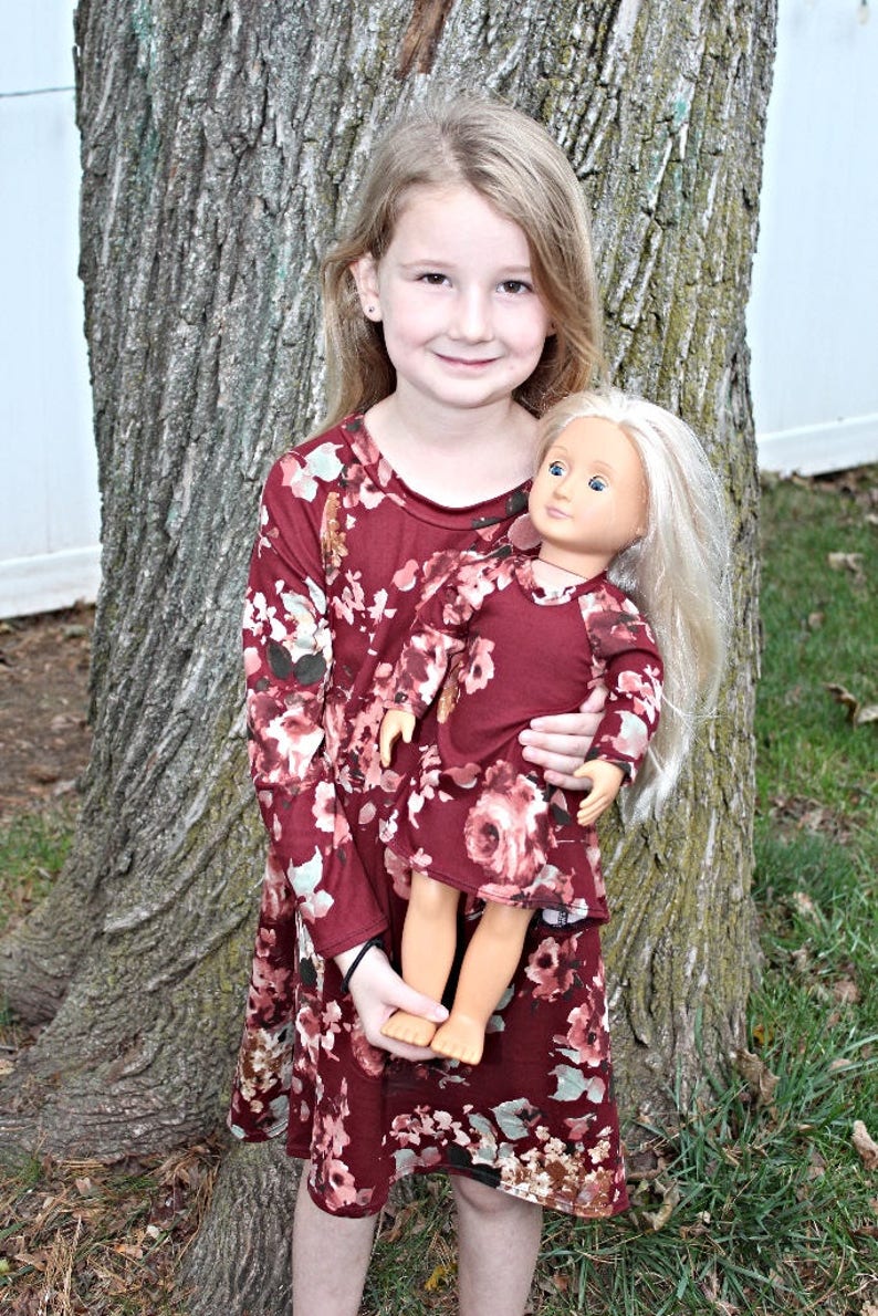 Matching Girl and Doll Nina Dresses.18 inch Doll Clothes.15 Etsy