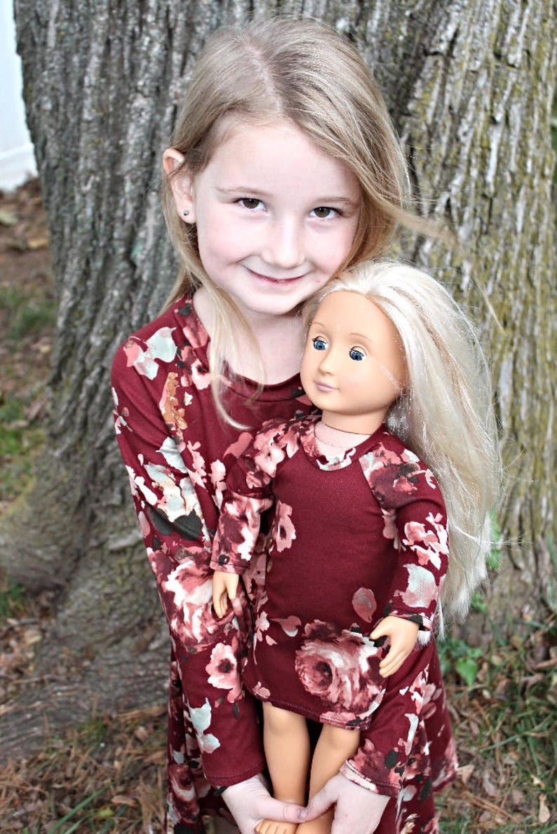 Matching Girl and Doll Nina Dresses.18 inch Doll Clothes.15 Etsy
