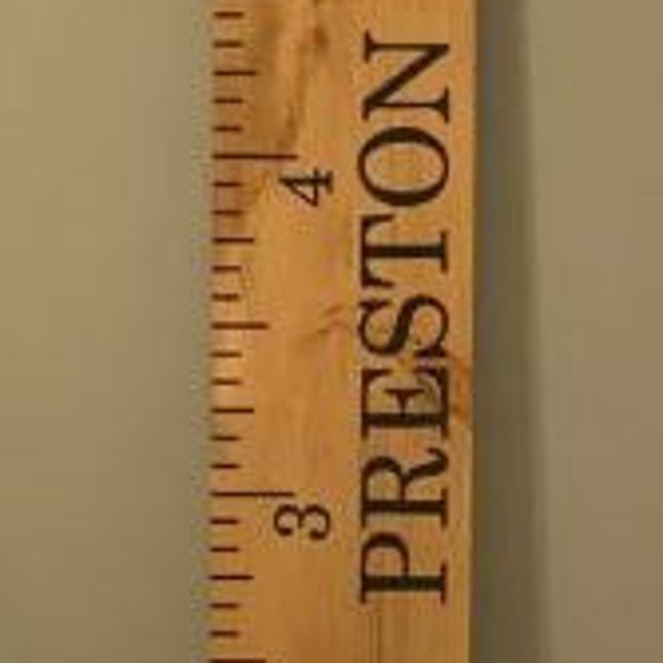 Custom Wooden Growth Chart