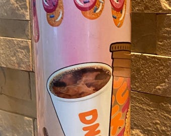 Vaso de acero inoxidable de 20 oz inspirado en DD Dounts