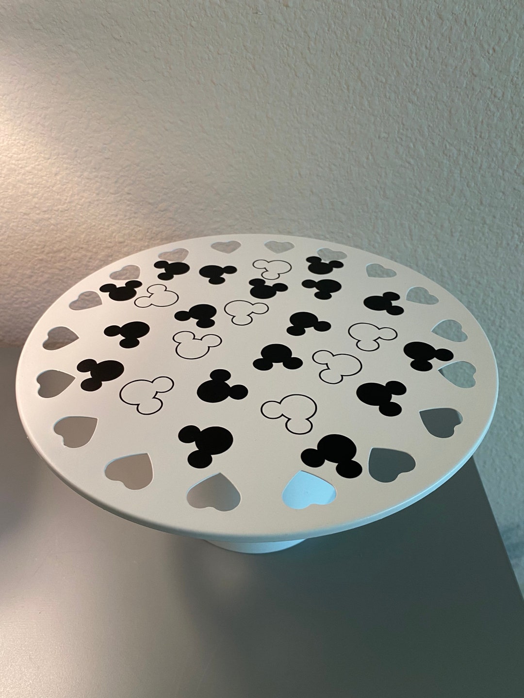 Disney Inspired Mickey Mouse Cake Stand Etsy