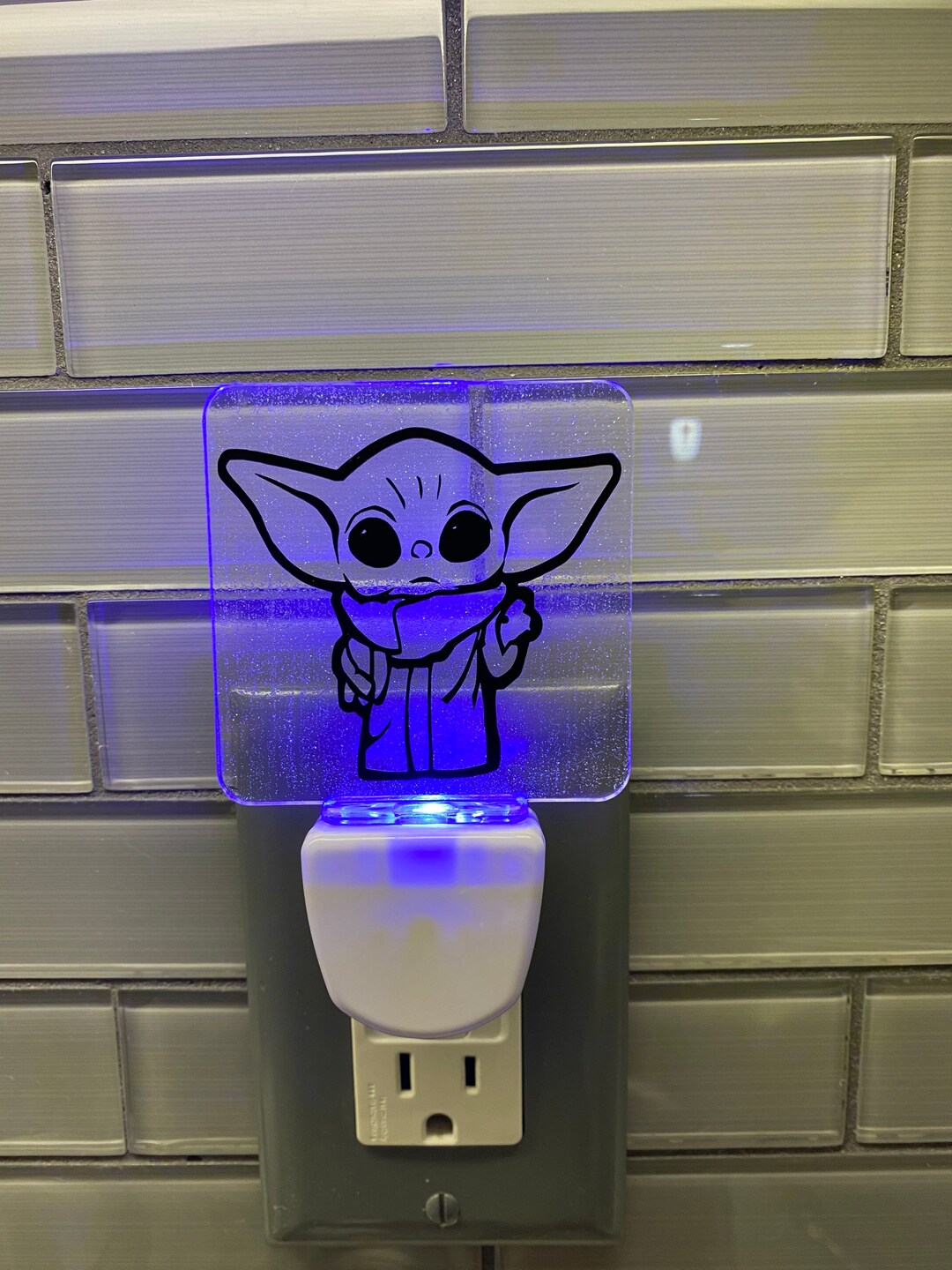 Disney Inspired Baby Yoda Night Light Etsy