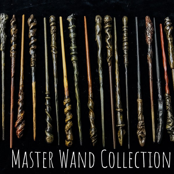 The Wand Chooses The Wizard Hand Carved Magic Wands. Personalized One of a Kind Originals