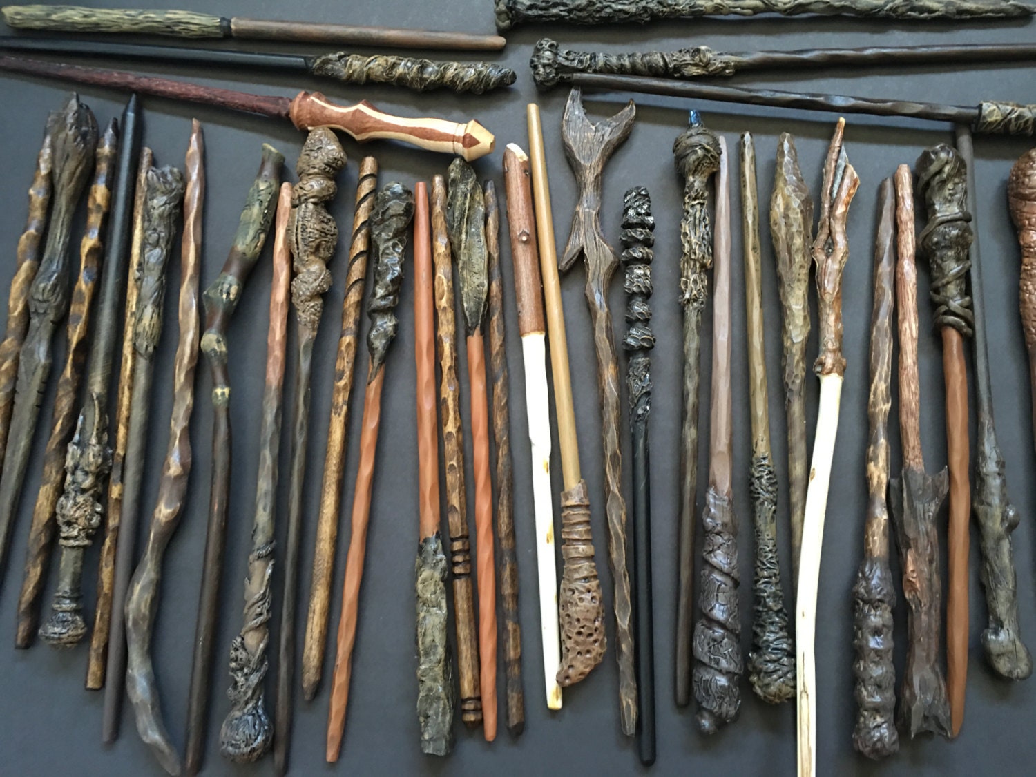 Pottermore Custom Magic Wands hand Carved Etsy