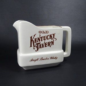 OLD KENTUCKY TAVERN | Small advertising pitcher from the Old Kentucky Tavern Straight Bourbon Whiskey brand | Vintage barware 1970
