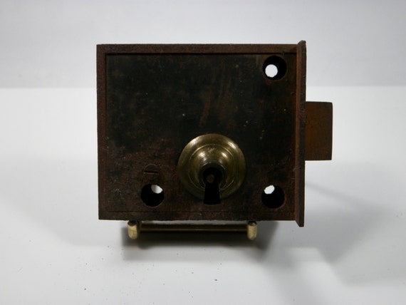 Old French Cupboard Lock Vintage Etsy