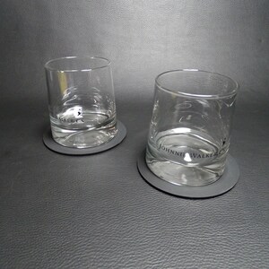 JOHNNIE WALKER | 2 Grands  verres a Whisky  pour la marque  de whisky écossais Johnnie WALKER