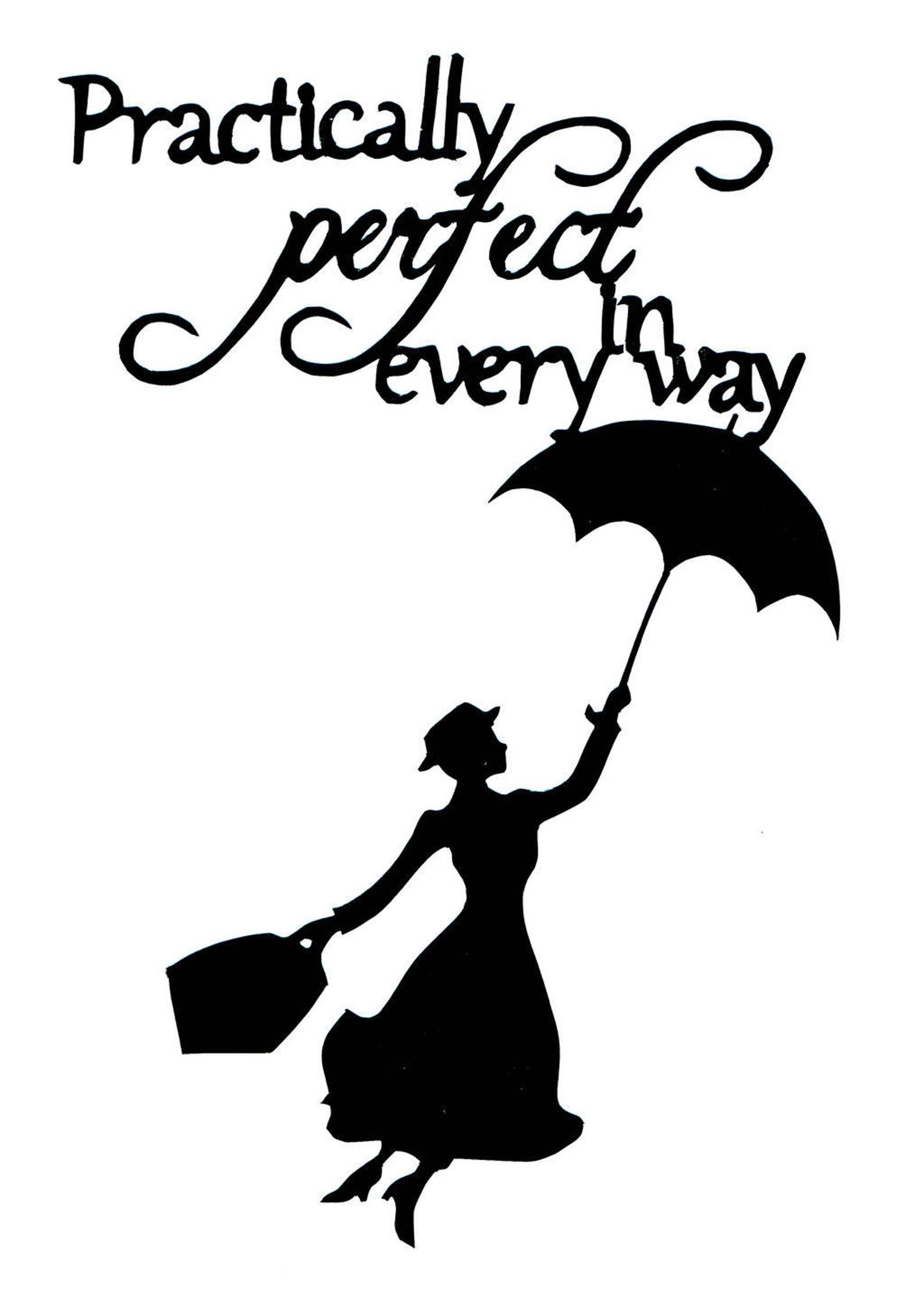 Praktisch perfect Mary Poppins Disney citaat home family Praktisch perfect Mary Poppins Disney citaat home family