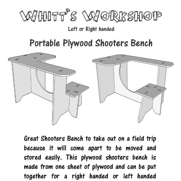 Plywood Shooters Bench / Table