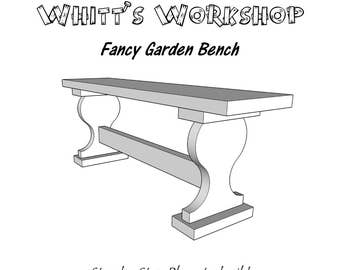 Fancy Garden Bench