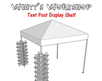 Tent Post Shelf