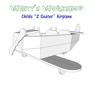 Child&#39;s &quot;2 Seater&quot; Airplane