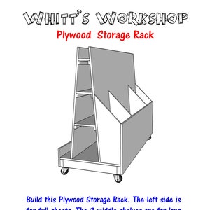 Plywood Storage Rack image 1