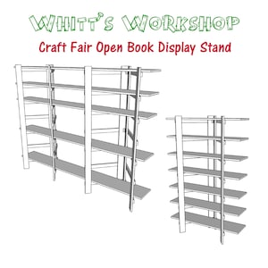 Open Book Display Stands