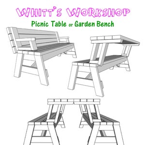 Tavolo da picnic o panca da giardino