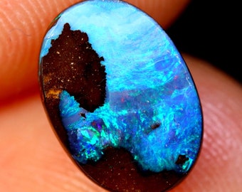 Opale Boulder, 1.49 carats Ovale, 100% naturelle origine Australie