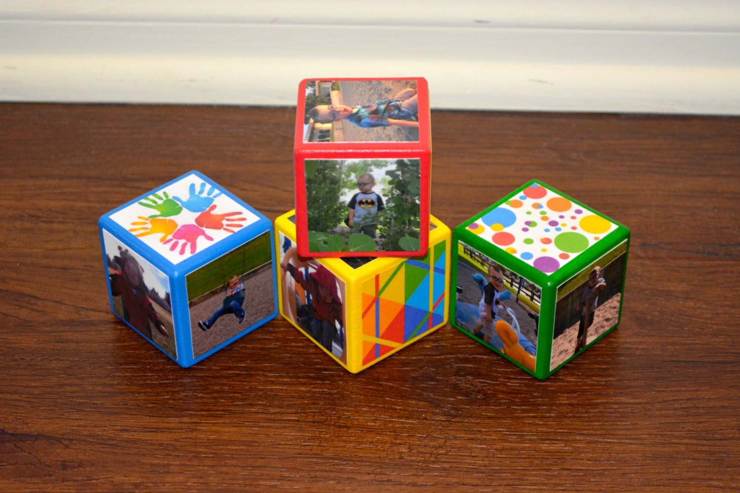 Colorful BlocksAutism BlocksPersonalized Wooden BlocksKids Etsy