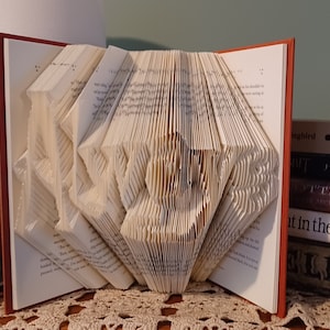 Always Harry Potter folded book art, book art, Harry Potter Collectible, Birthday gift, Deathly Hollows, free shipping image 2