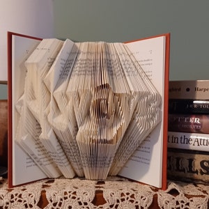 Always Harry Potter folded book art, book art, Harry Potter Collectible, Birthday gift, Deathly Hollows, free shipping image 3