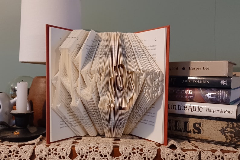 Always Harry Potter folded book art, book art, Harry Potter Collectible, Birthday gift, Deathly Hollows, free shipping image 3