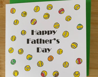 Father's day card/ tennis / Father's Day / tennis Father's Day card