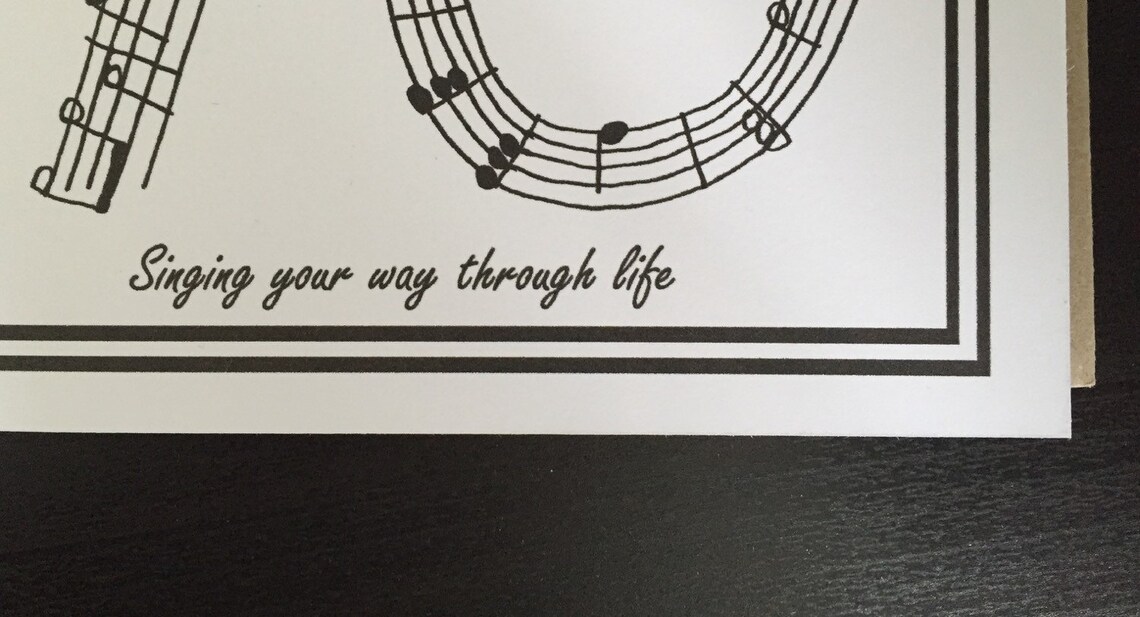 70. Geburtstagskarte 70. Geburtstag Musik Etsy