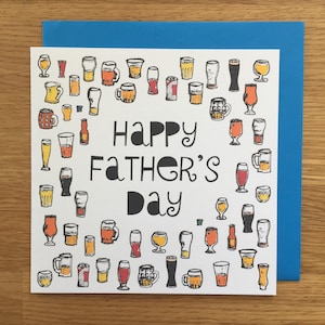 Biglietto per la festa del papà, biglietto per la birra, papà, padre, papà