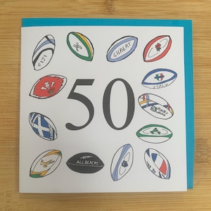 50.Geburtstagskarte, 50, Sportlich, 50