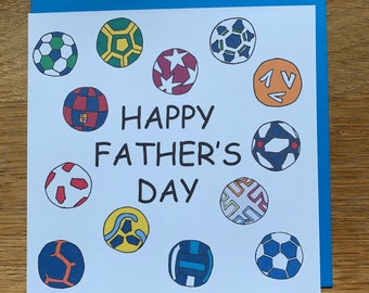 Father's day card/ football / Father's Day / football Father's Day card