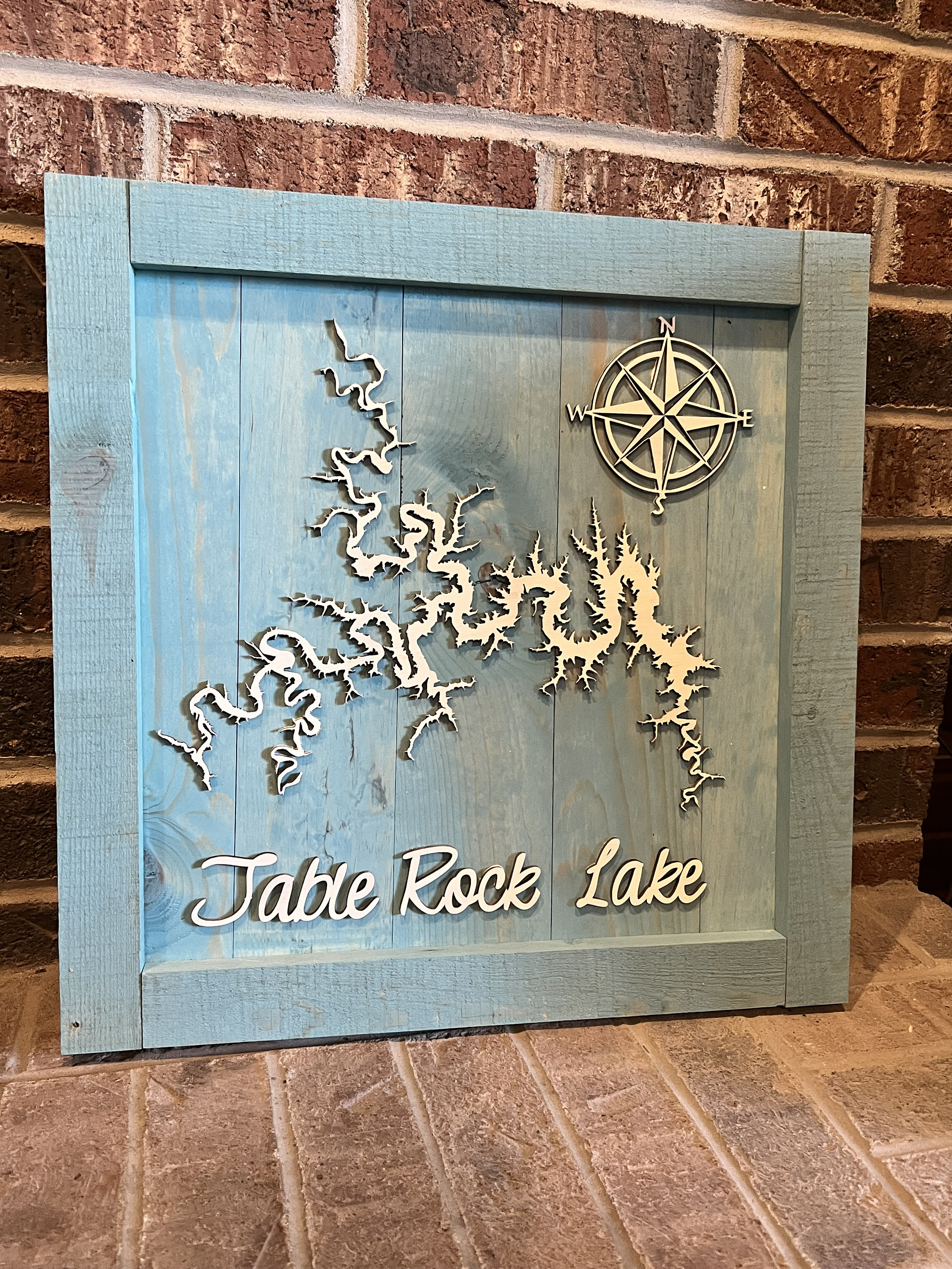 Table Rock Lake Map Etsy