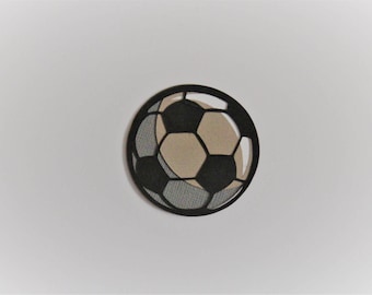 Soccer Ball Die Cut Black Paper Pack of 25 Football - Etsy