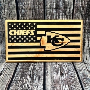 Chiefs American Flag