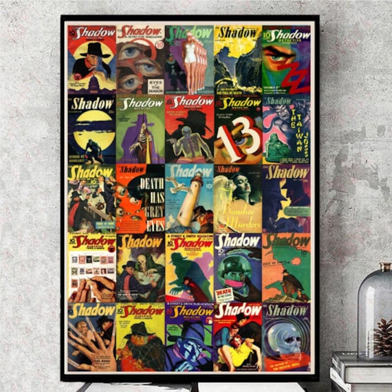 Pulp Magazine / Shadow Magazine Covers From 1930s-1940s