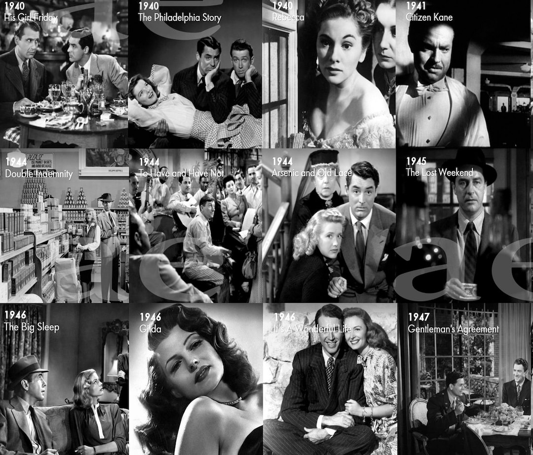1930年代から1950年代のベスト映画80選 | オールドハリウッド