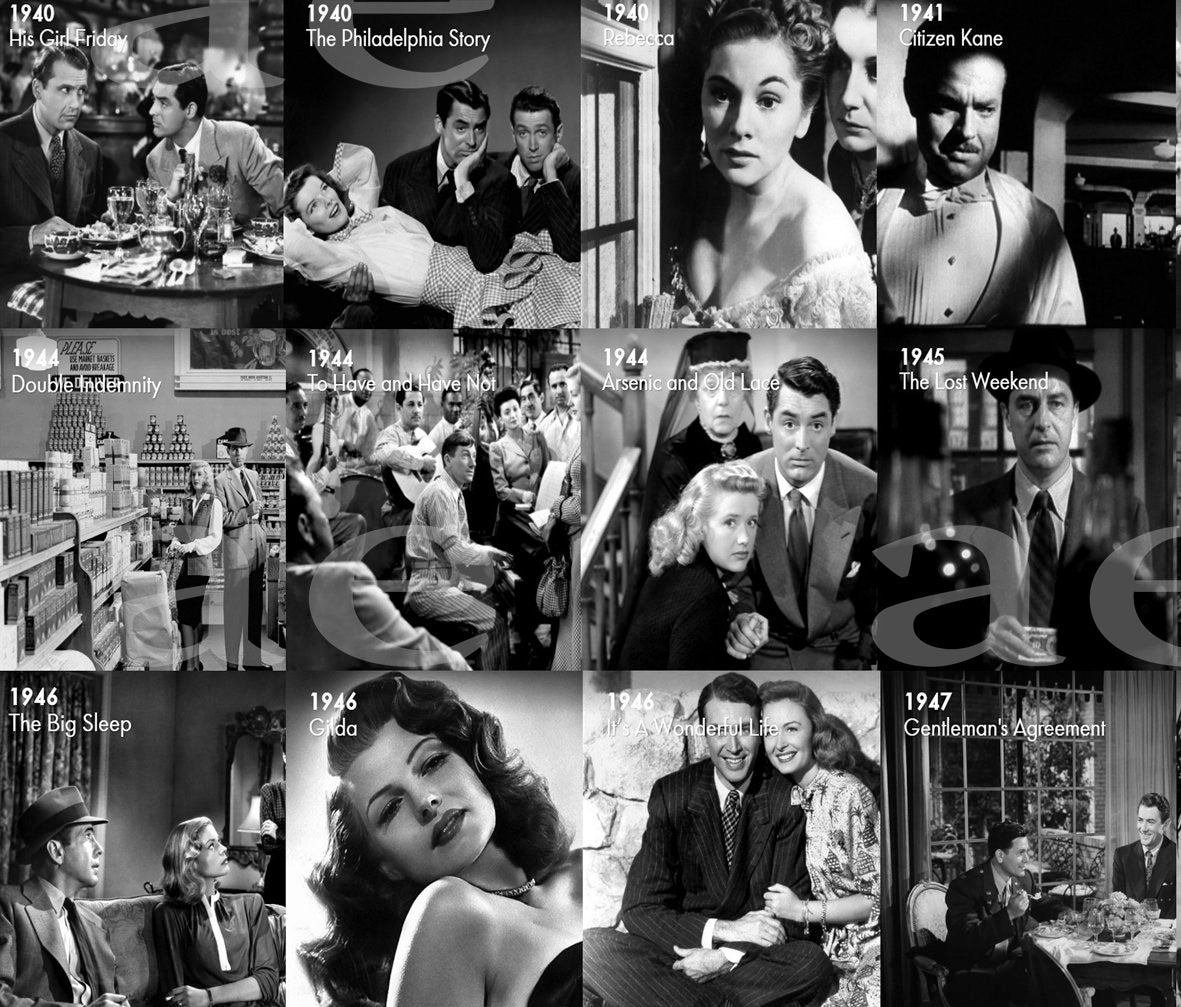 1930年代から1950年代のベスト映画80選 | オールドハリウッド